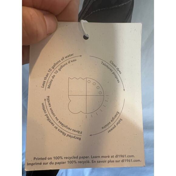 NWT DL1961 Jeans / Black-Snakeskin Pattern / Size 31 - Picture 6 of 11